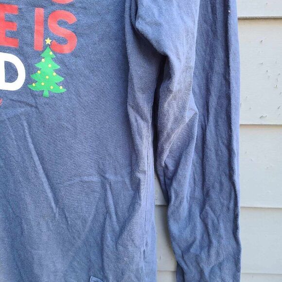 Life is Good "Believe There is Good" Navy Long Sleeve Tee size Medium - Picture 4 of 13